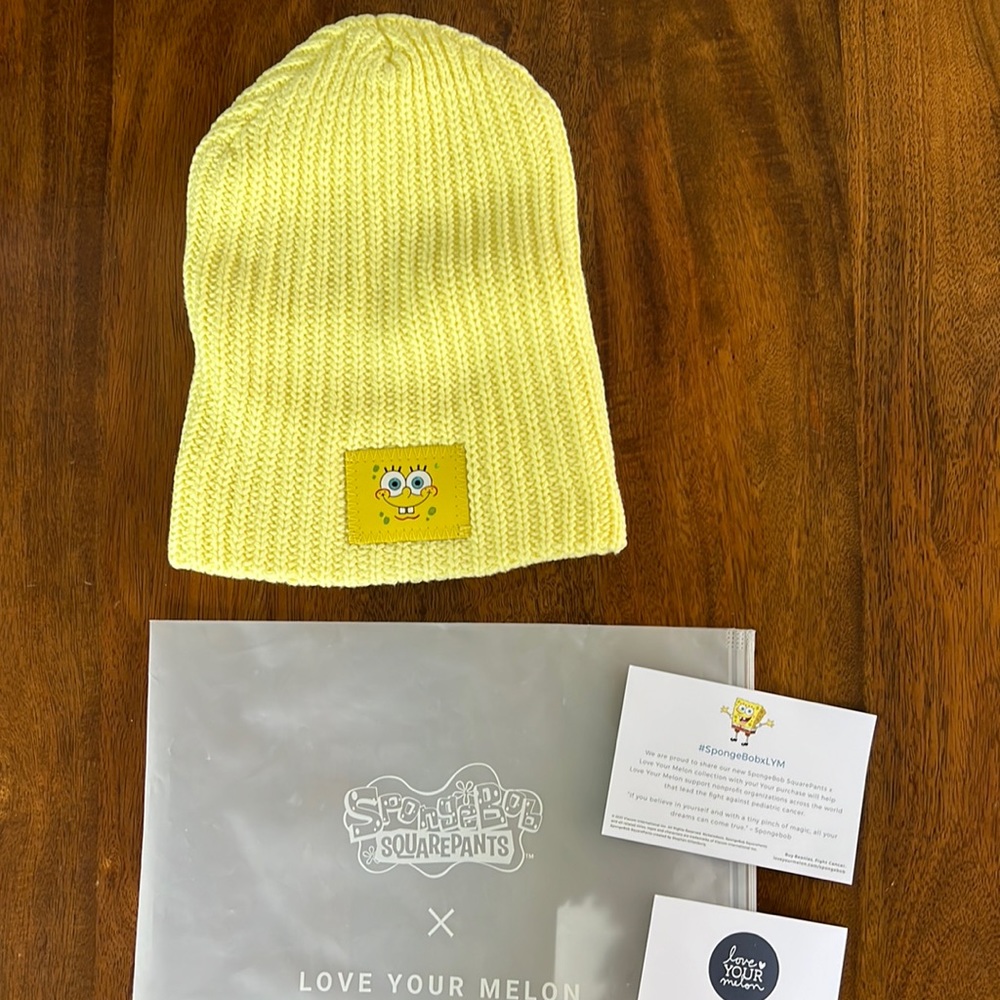 Never Worn SpongeBob Love Your Melon Hat